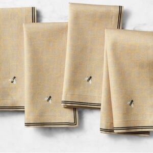 Williams Sonoma Bee Cotton Napkins (Set of 4)